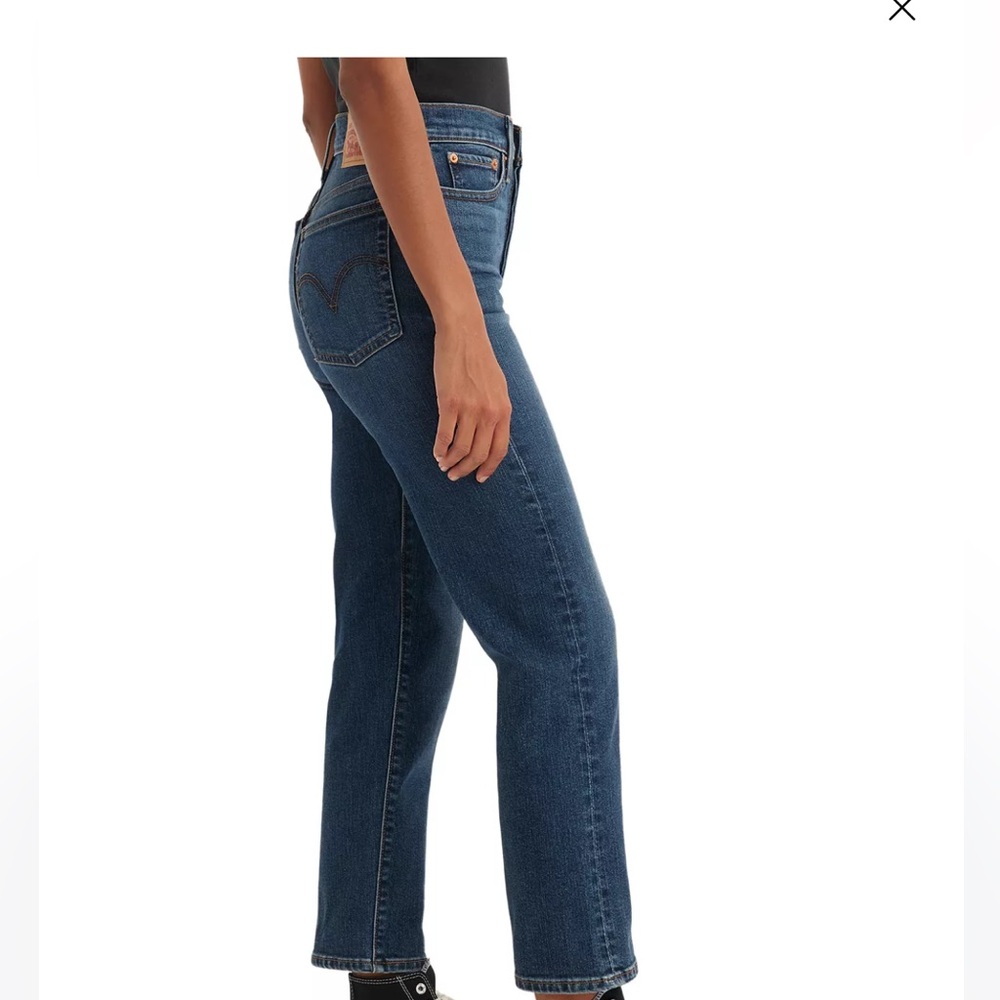 Levi’s Wedgie Straight Fit Dark Wash Jeans